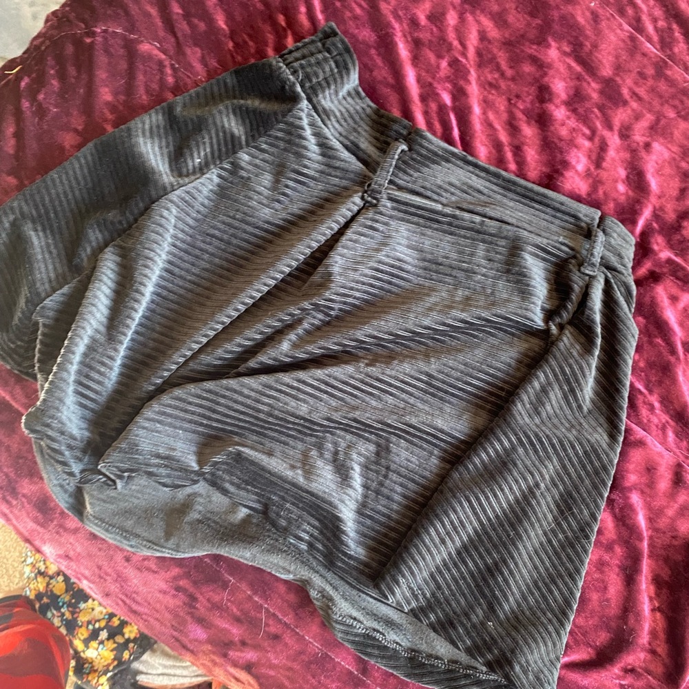 velvet skirt